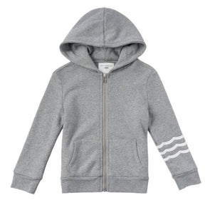 HEATHER WAVES ZIP UP HOODIE - SOL ANGELES KIDS