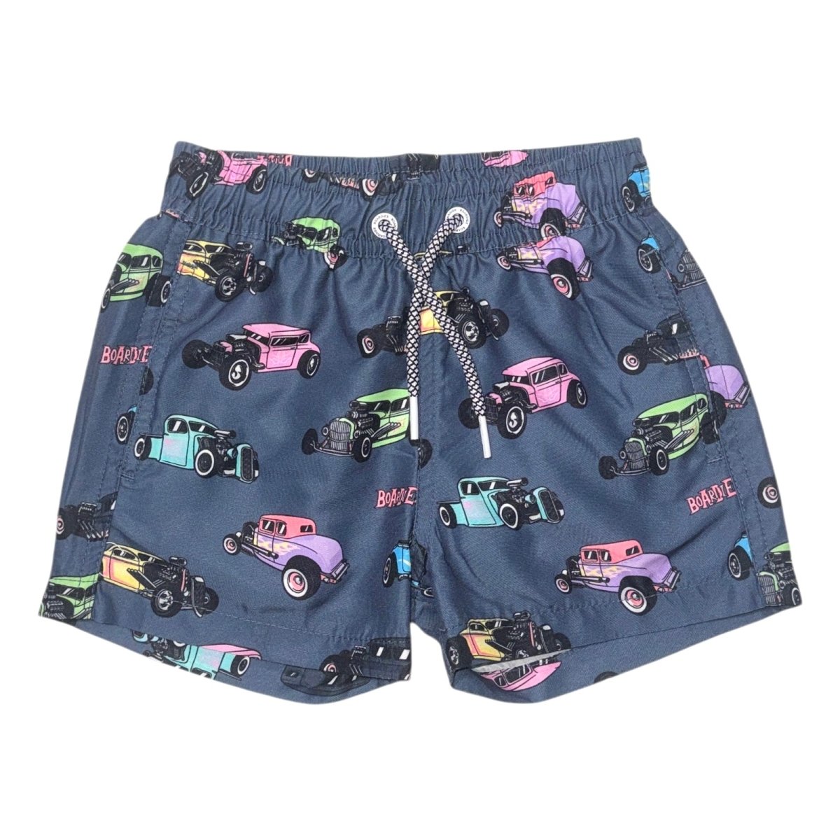 HOT RODS VINTAGE CARS SWIM TRUNKS - SWIM TRUNKS