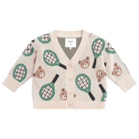 HUX TENNIS CARDIGAN (PREORDER) - HUXBABY