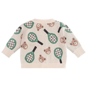 HUX TENNIS CARDIGAN (PREORDER) - HUXBABY