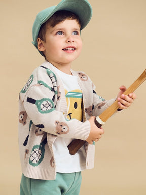 HUX TENNIS CARDIGAN (PREORDER) - HUXBABY