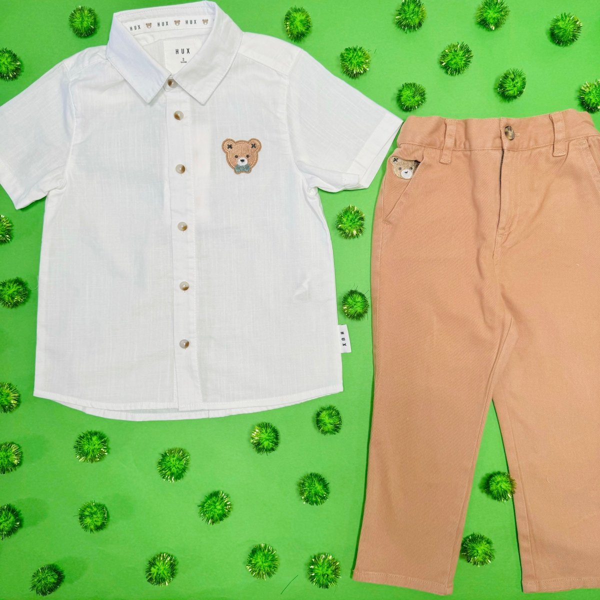 HUXBEAR POCKET CHINO PANTS - HUXBABY