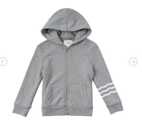 INDIGO WAVES ZIP UP HOODIE - SOL ANGELES KIDS