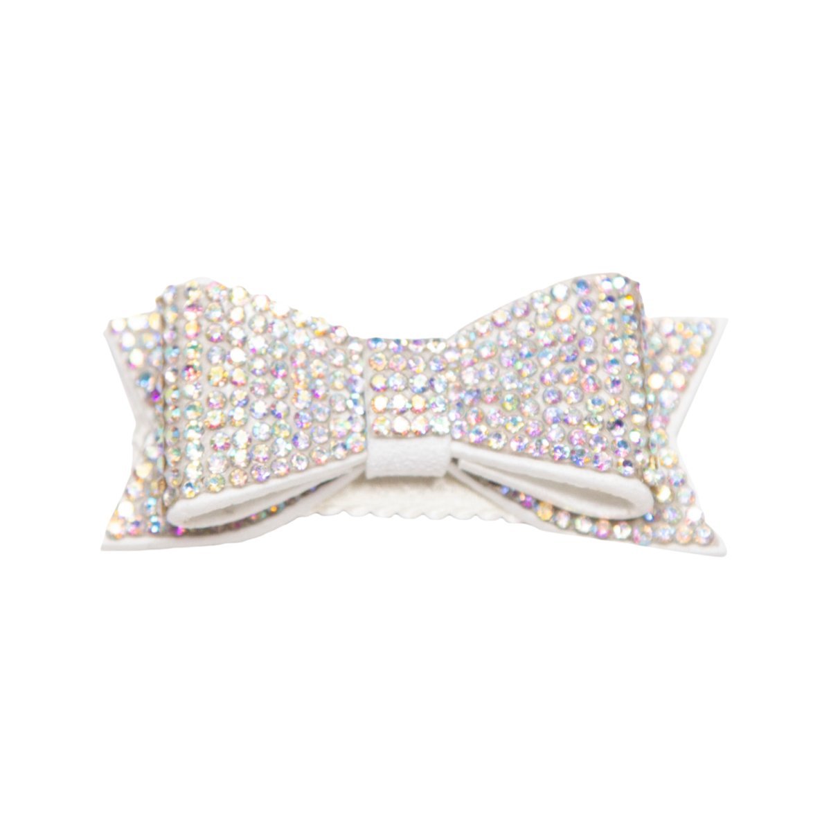 IRIDESCENT CRYSTAL BOW CLIP - BARI LYNN