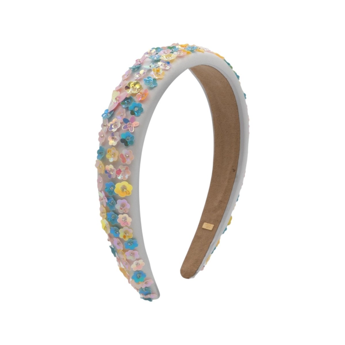 IRIDESCENT FLOWERS HEADBAND - HEADBANDS