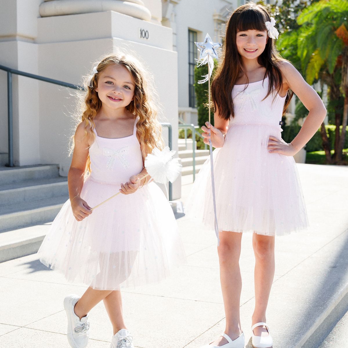 ISABEL BOW TUTU DRESS - DRESSES