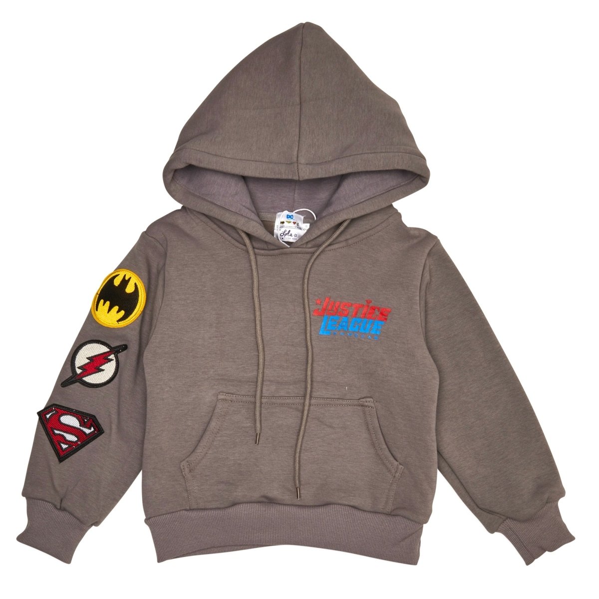 JUSTICE LEAGUE SUPERHERO HOODIE - LOLA AND THE BOYS