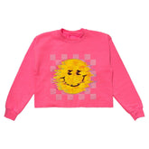 KINETIC HAPPY FACE CROP SWEATSHIRT - PRINCE PETER