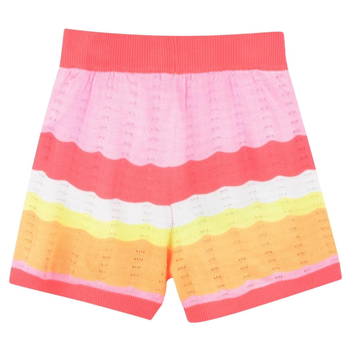 KNIT STRIPE SHORTS - SHORTS