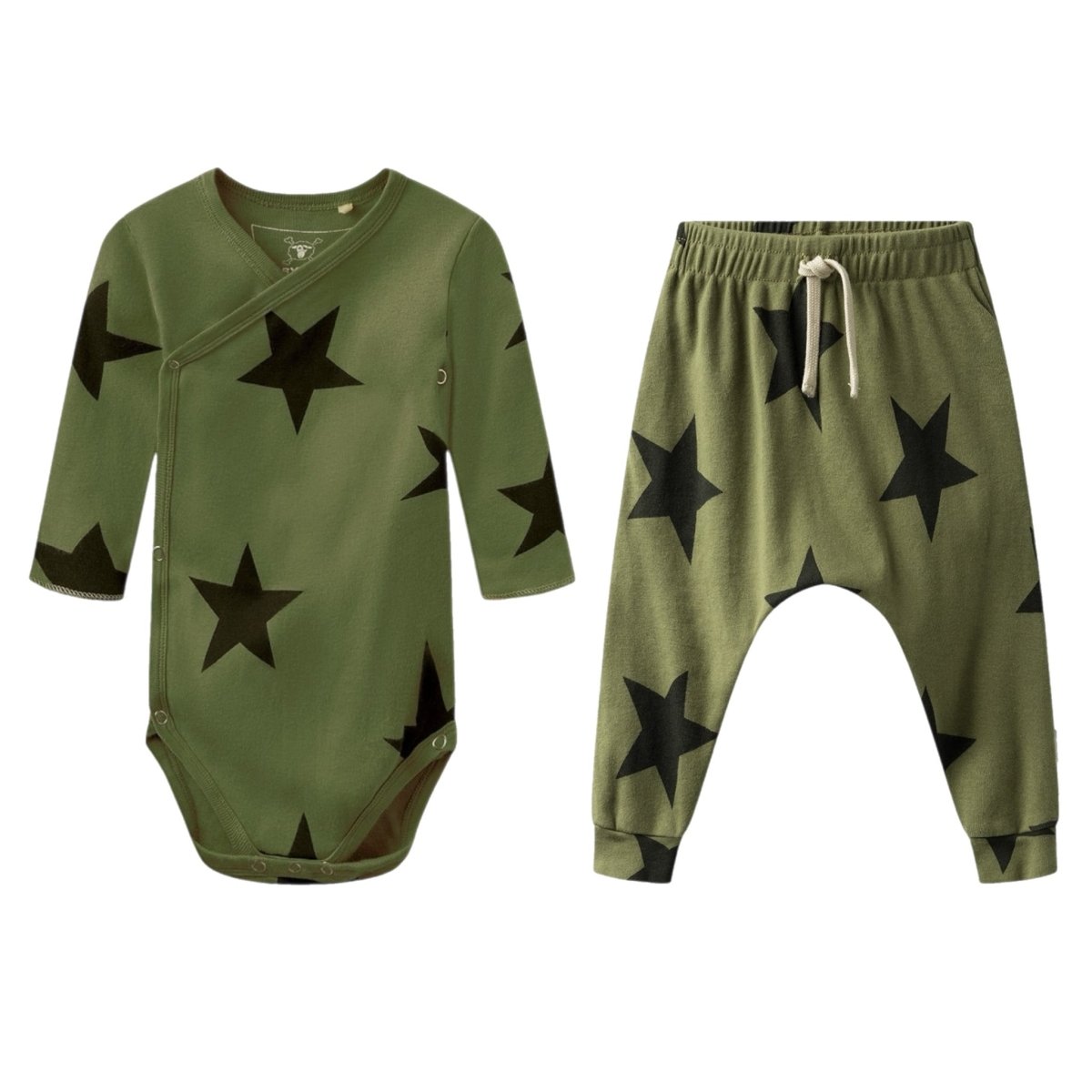 LONG SLEEVE ONESIE & LEGGINGS SET (UNISEX) (PREORDER) - NUNUNU