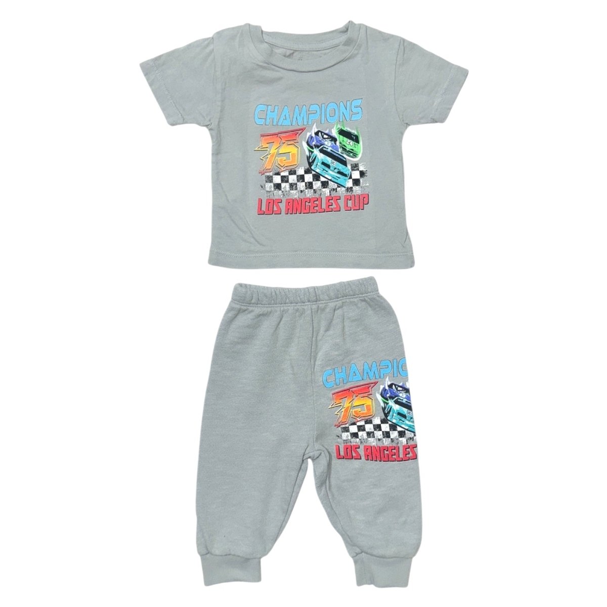 LOS ANGELES CUP CHAMPIONS TSHIRT AND SWEATPANTS SET - CALIFORNIAN VINTAGE