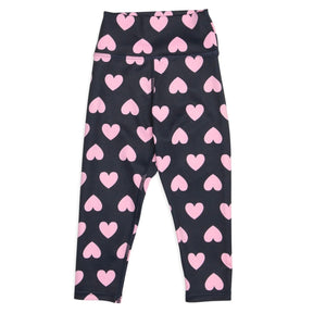 LOVE HEARTS LITTLE PEPPA LEGGINGS - BEACH RIOT KIDS