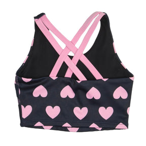 LOVE HEARTS TANK TOP - BEACH RIOT KIDS