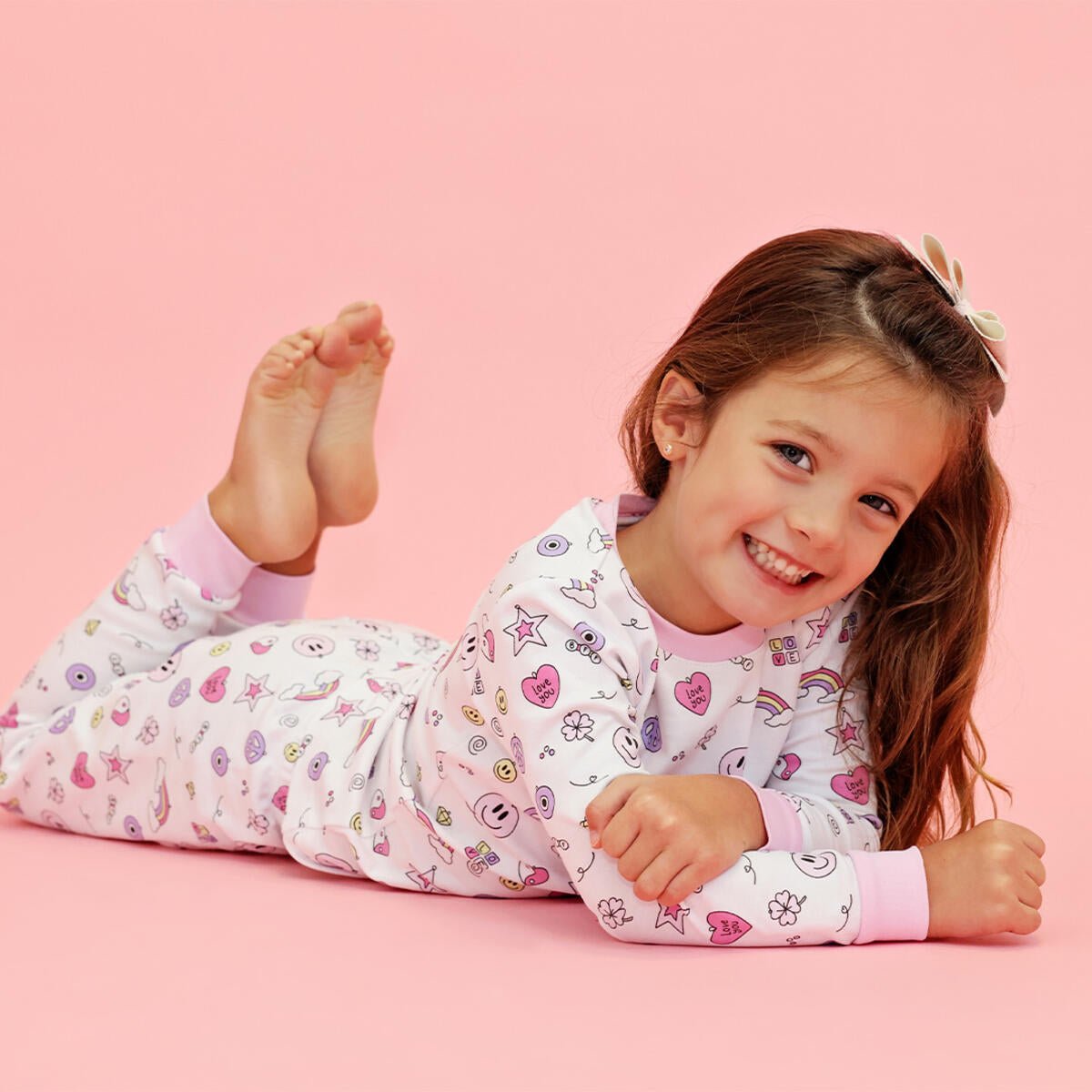 LUCKY CHARM LONG SLEEVE PJS - PAJAMAS