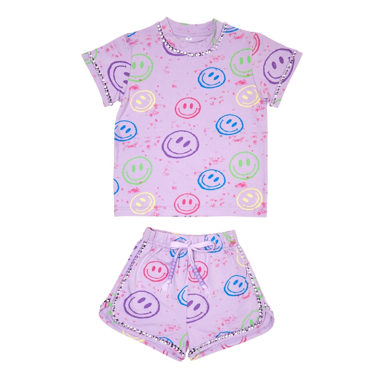 MADDIE SMILEY TOP AND SHORTS SET - SET