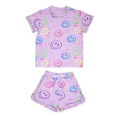 MADDIE SMILEY TOP AND SHORTS SET - MINI DREAMERS