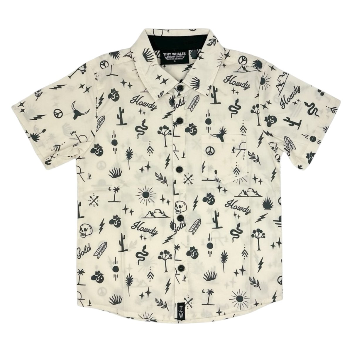 MALONE BUTTON DOWN TOP (PREORDER) - TINY WHALES