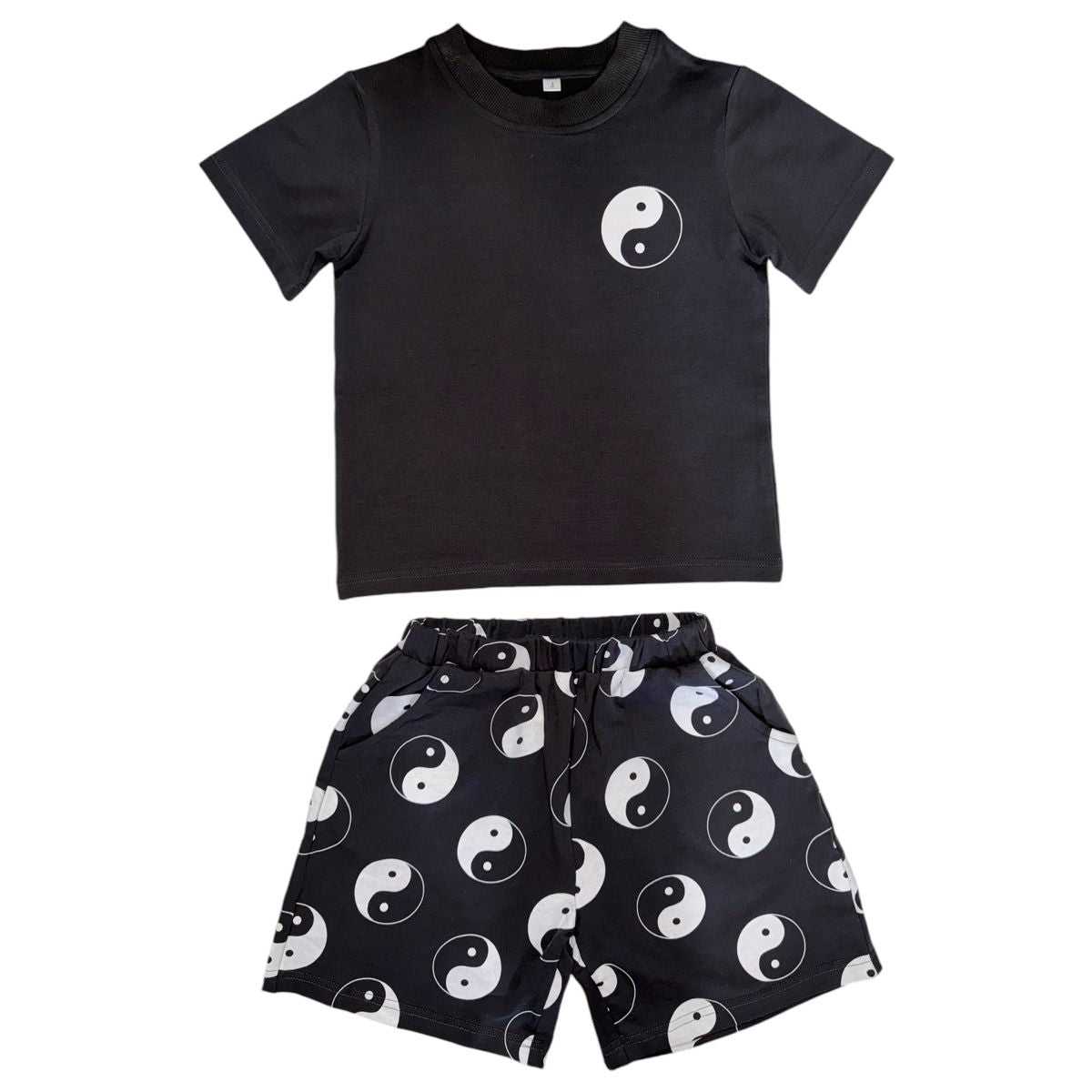 MAX YIN YANG TSHIRT AND SHORTS SET - SET