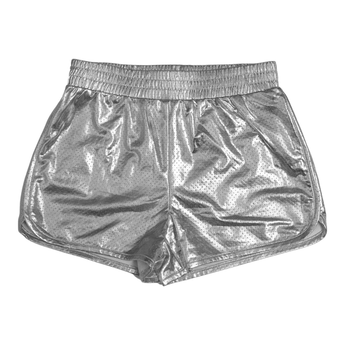 METALLIC GYM SHORTS (PREORDER) - MIA NEW YORK