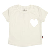 METALLIC HEART TSHIRT - T2LOVE