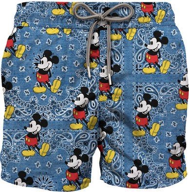 MICKEY BANDANA TRUNKS (PREORDER) - SWIM TRUNKS