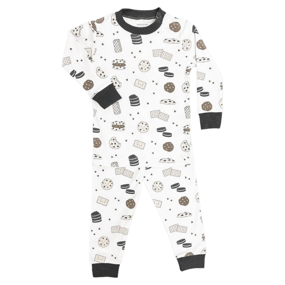 MILK & COOKIES LONG SLEEVE PJS (UNISEX) (PREORDER) - NOOMIE