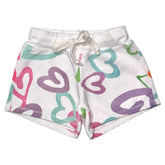 MIXED HEART SHORTS - T2LOVE