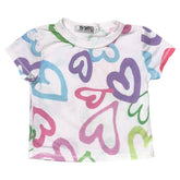 MIXED HEART TSHIRT - T2LOVE