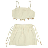 MYKONOS SEASHELLS TANK AND SKIRT SET - SET