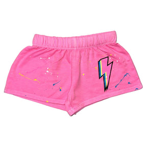 NEON BOLT SPLATTER SHORTS - FIREHOUSE