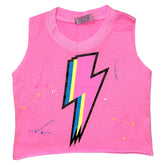 NEON BOLT SPLATTER TANK TOP - FIREHOUSE