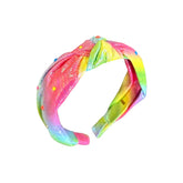 NEON RAINBOW CRYSTAL HEADBAND - BARI LYNN