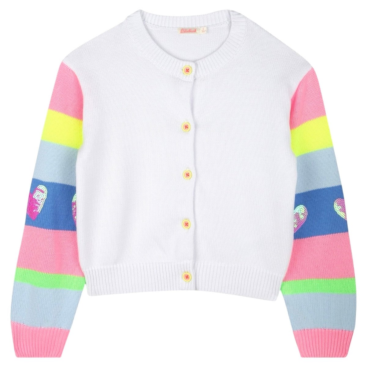 NEON STRIPE CARDIGAN - CARDIGANS