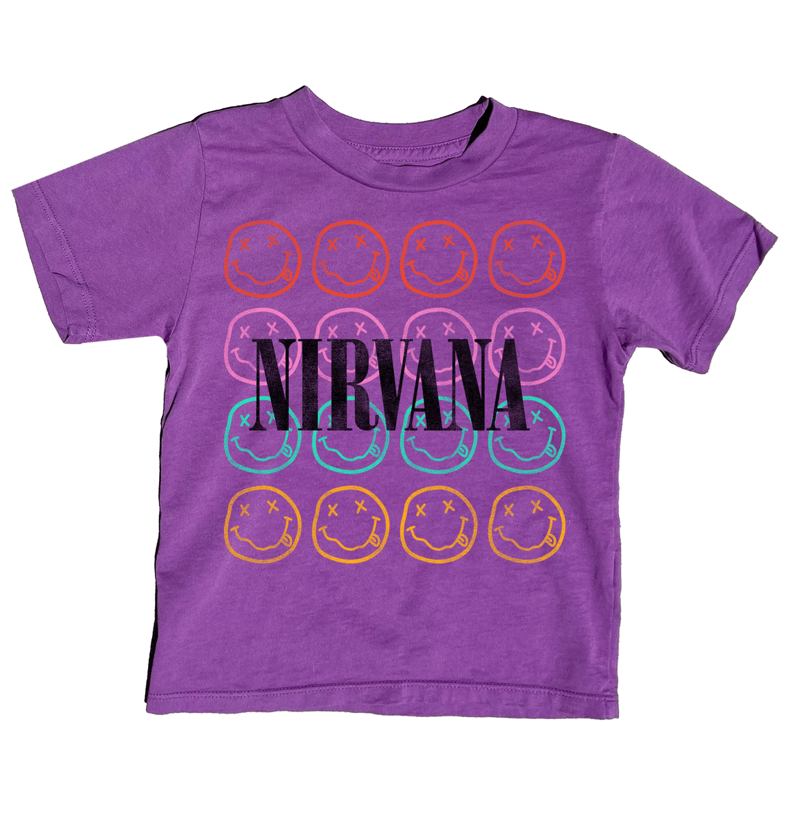 NIRVANA SMILEY TSHIRT - ROWDY SPROUT