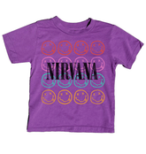 NIRVANA SMILEY TSHIRT - SHORT SLEEVE TOPS