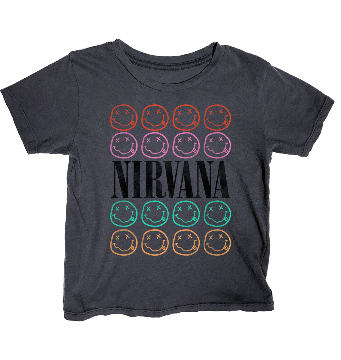 NIRVANA SMILEY TSHIRT - ROWDY SPROUT