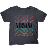 NIRVANA SMILEY TSHIRT - SHORT SLEEVE TOPS