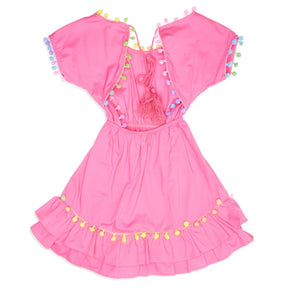 NISSI POM POM DRESS - LITTLE PEIXOTO