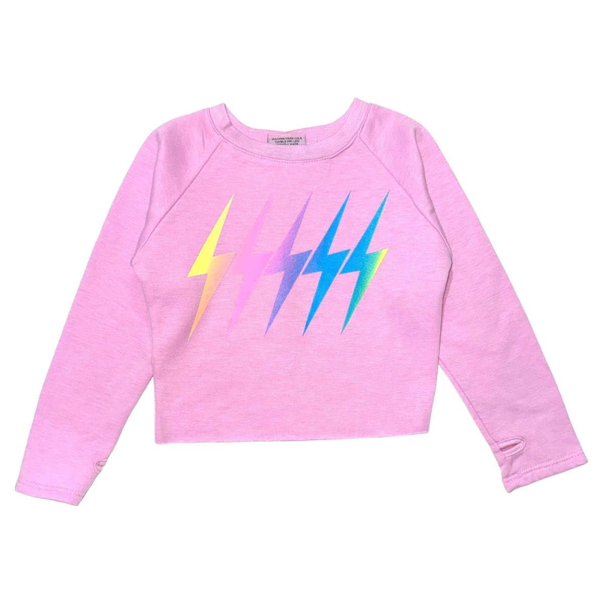 OMBRÉ BOLTS SWEATSHIRT - SWEATERS