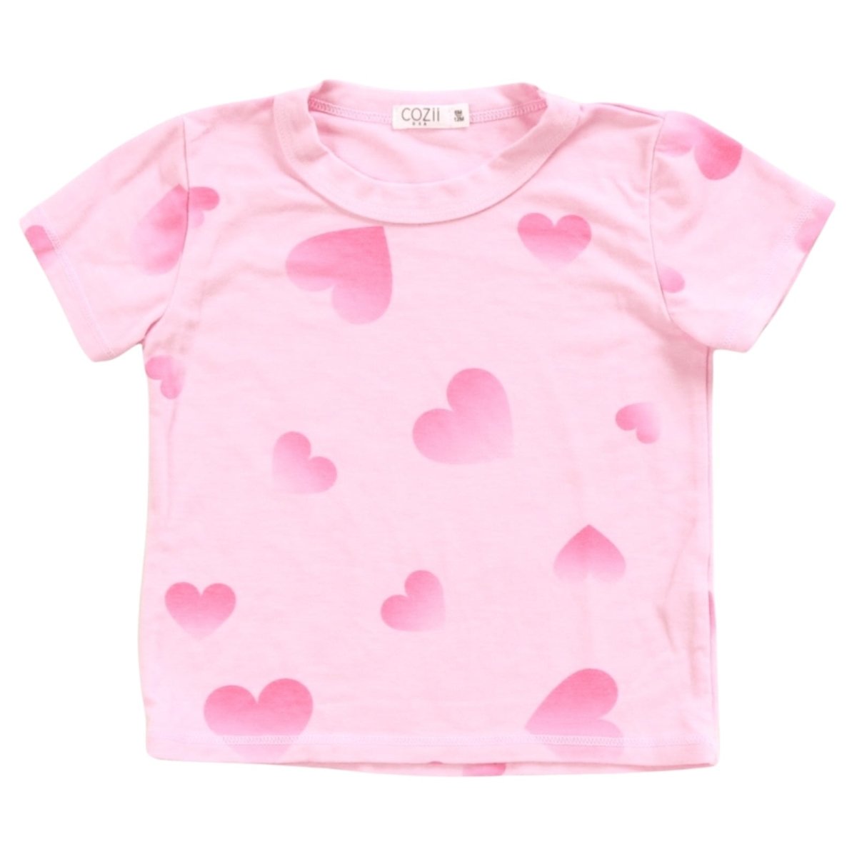 OMBRÉ HEART TSHIRT - SHORT SLEEVE TOPS