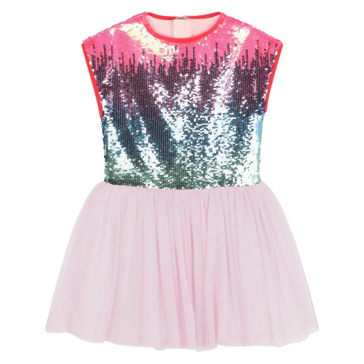 OMBRÉ SEQUIN TULLE DRESS (PREORDER) - BILLIEBLUSH