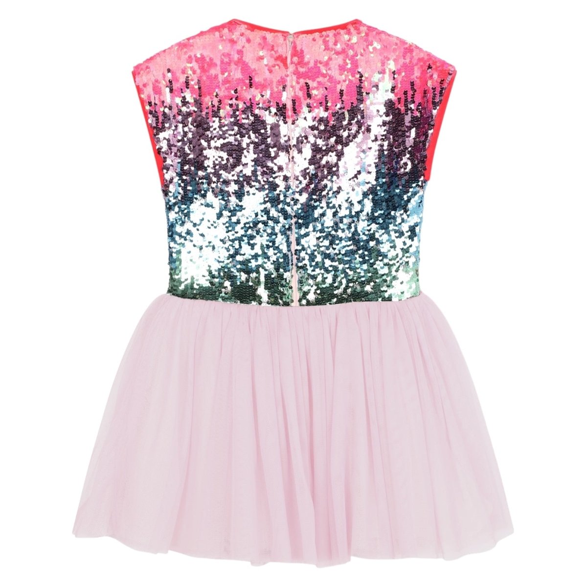 OMBRÉ SEQUIN TULLE DRESS (PREORDER) - BILLIEBLUSH