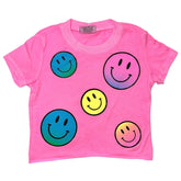 OMBRÉ SMILEY FACE TSHIRT - FIREHOUSE