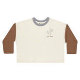 OUT WEST COLORBLOCK LONG SLEEVE TSHIRT - LONG SLEEVE TOPS