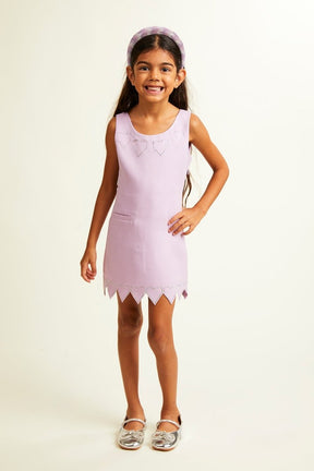 PARIS CRYSTAL HEARTS DRESS - MINI DREAMERS