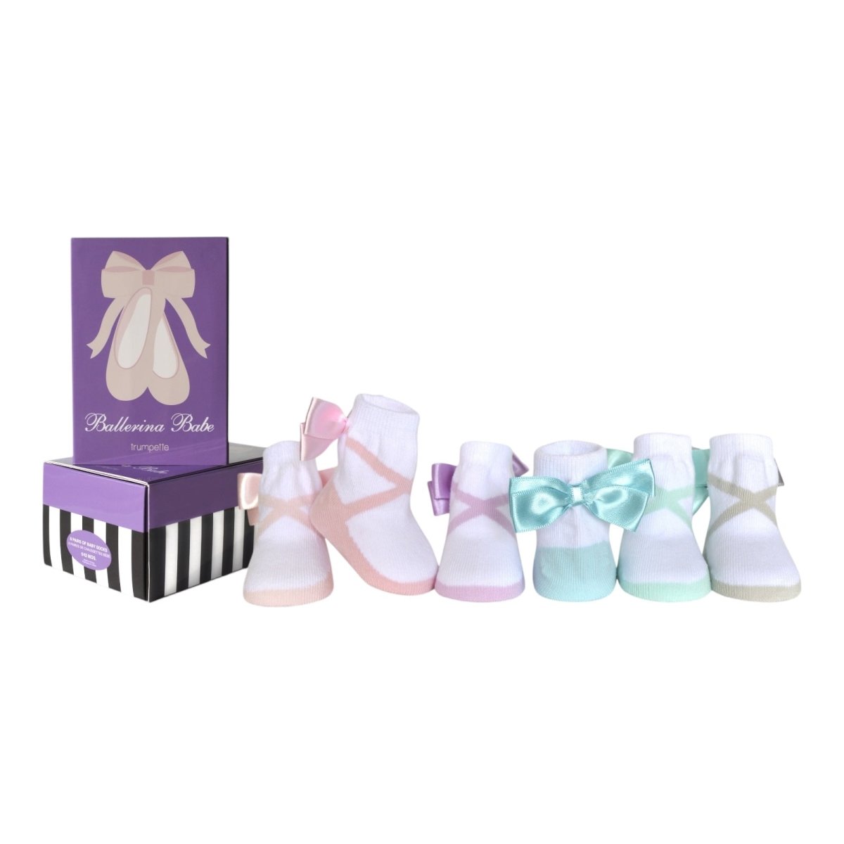 PASTEL BABE BALLERINA SOCKS PACK (PREORDER) - TRUMPETTE