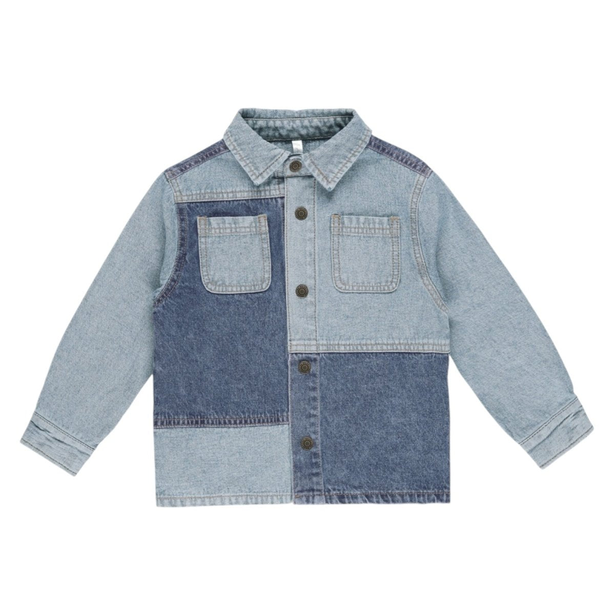 PATCH DENIM JACKET - RYLEE + CRU