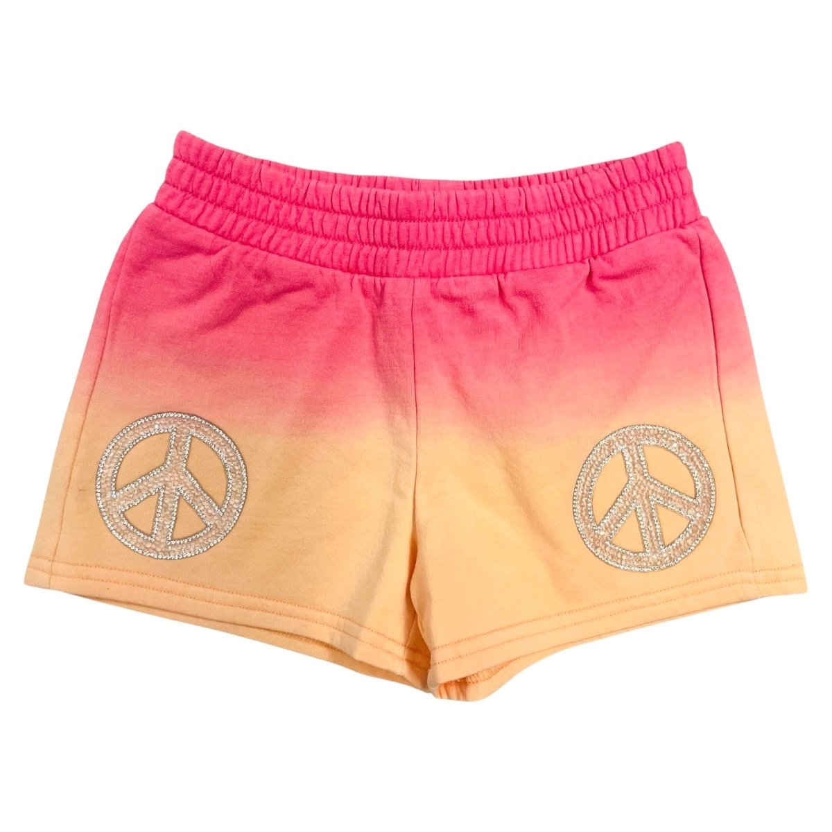 PEACE OMBRÉ SHORTS (PREORDER) - MIA NEW YORK