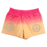 PEACE OMBRÉ SHORTS (PREORDER) - MIA NEW YORK