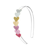 PEARL HEARTS HEADBAND (PREORDER) - LILIES & ROSES